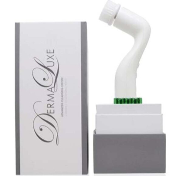 DermaLuxe Advanced Cleansing System – 4 Brush Heads–Face & Body Exfoliating Tool - Picture 6 of 6